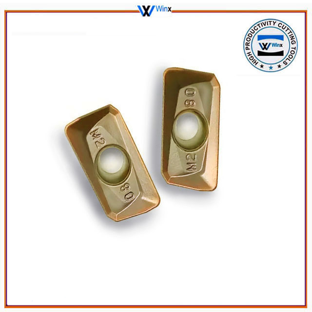 APMT1135 & APMT1604 PDER-M2-M25 (MILED STEEL,STAINLESS STEEL) PACK OF 10 INSERTS